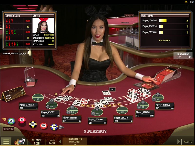 live dealer blackjack